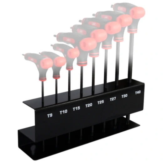 T-Griff Torx Werkzeugset JMP 8-teilig T9-T40 für präzise Schrau