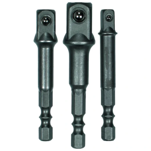 Adaptersatz 3-teilig für Bohrmaschinen und Akkuschrauber