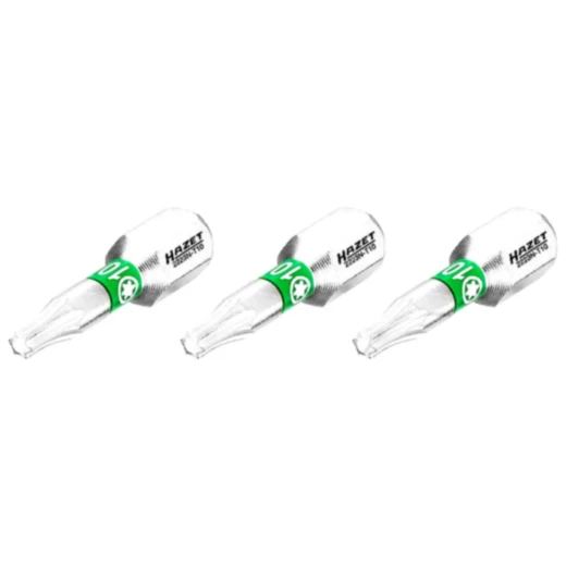 Hazet Bit Torx T10 1/4 Zoll - 3-teiliges Set für optimierte Kraftübertragung