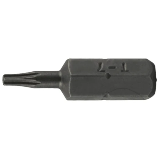 Torx® T7 Bit mit Bohrung 25 mm 1/4 Zoll