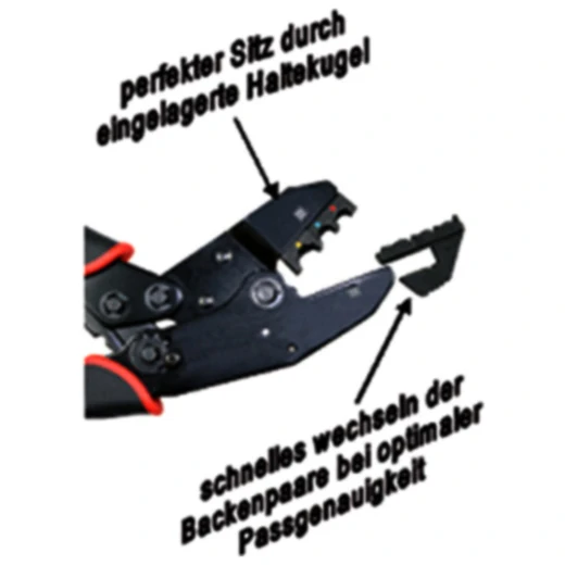 11-teiliger Crimpzangen Satz mit Wechselbacken_0