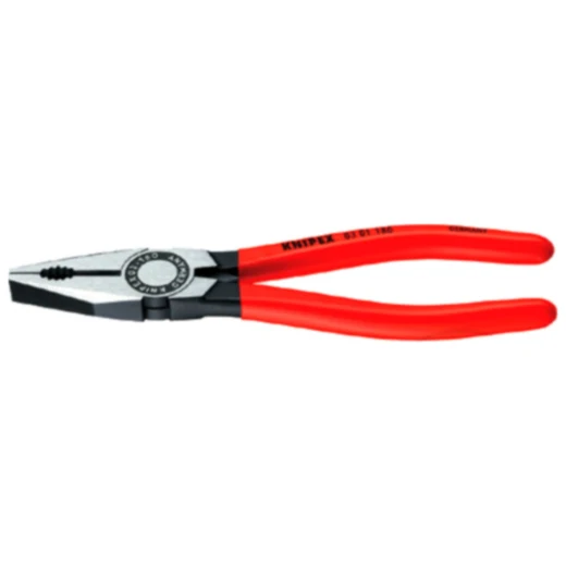 Knipex Kombizange 180, polierte Griffüberzug