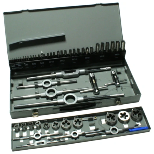 Gewindeschneidwerkzeug-Satz für metrische Gewinde M3-M20