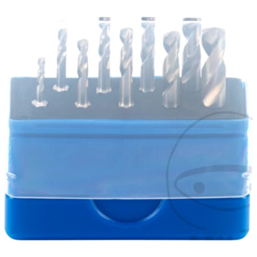 Spiralbohrer-Bit-Satz 9-teilig HSS-G M2_0