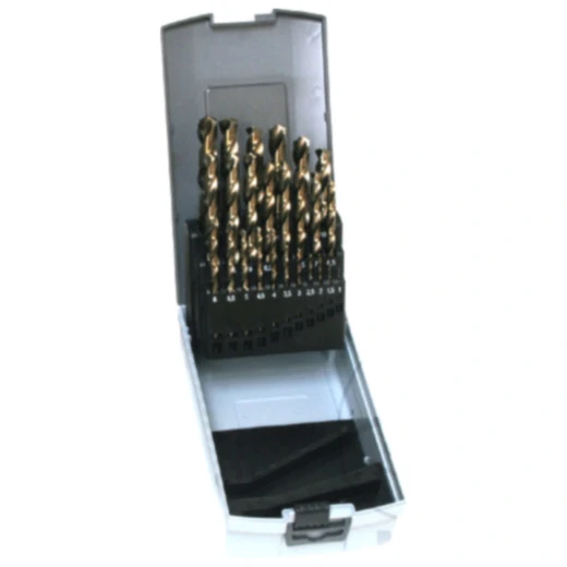 Spiralbohrer-Satz 25-teilig HSSE-CO 1.0-13.0 mm