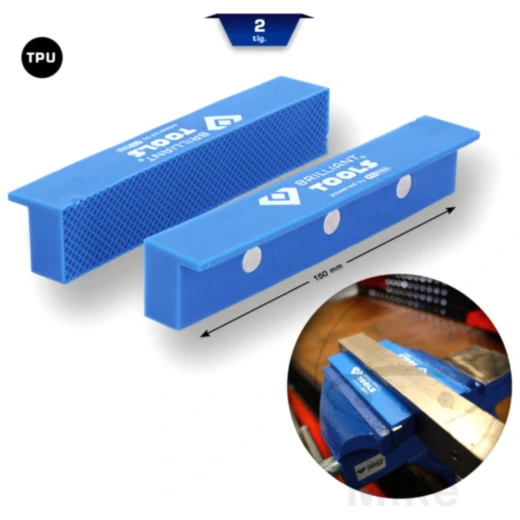 Schraubstock Backen Kunststoff 150 für empfindliche Werkstücke_1