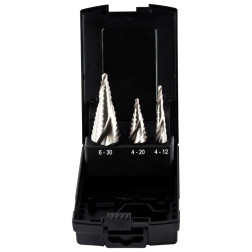 Stufenbohrer Satz 3-tlg. für Metall