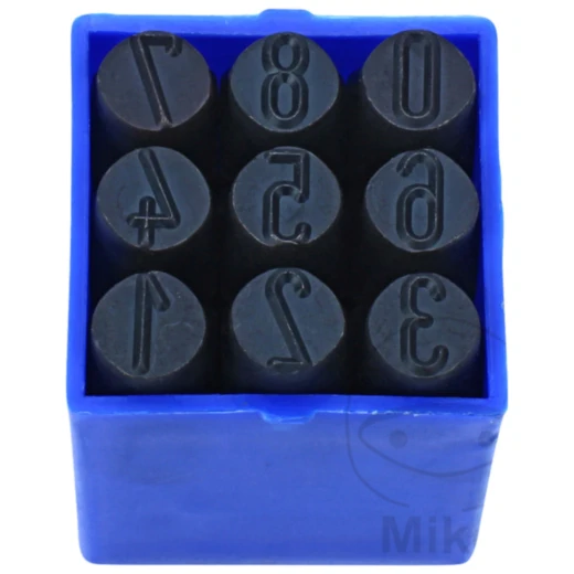 SCHLAGZAHLEN 5 mm für Fahrgestellnummern