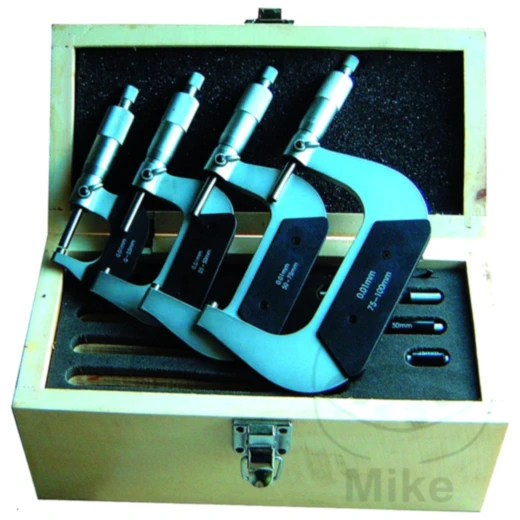 Bügelmessschrauben-Satz 4-teilig 0-100 mm