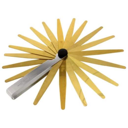 Fühlerlehre Satz 0.05-1.00 mm, 20 Blatt vernickelt