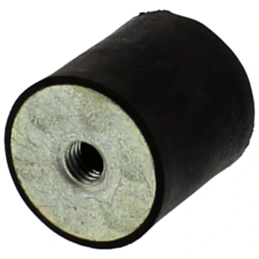 Gummi-Metall-Puffer 30X30 für Motorräder mit 2x M8 IG