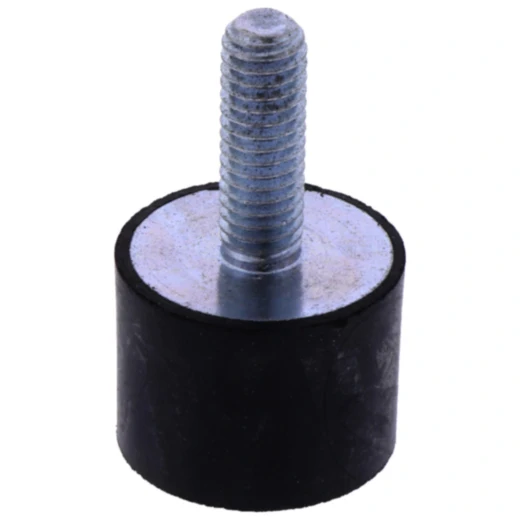 Gummi-Metall-Puffer mit Gewinde M6x18