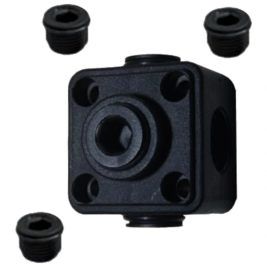 Luftverteilerdose aus Kunststoff R 1/2