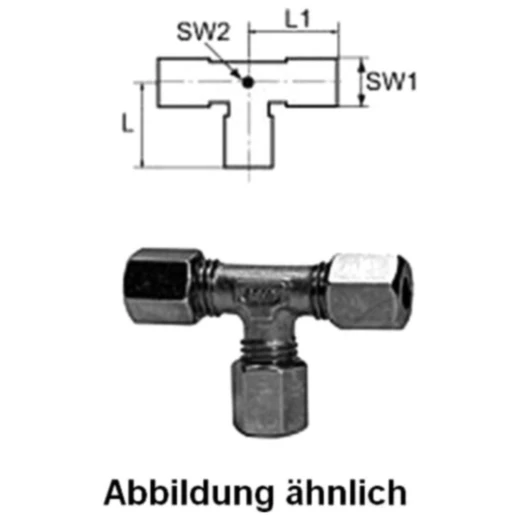 ERMETO-VERSCHRAUBUNG T 10 mm für diverse Anwendungen