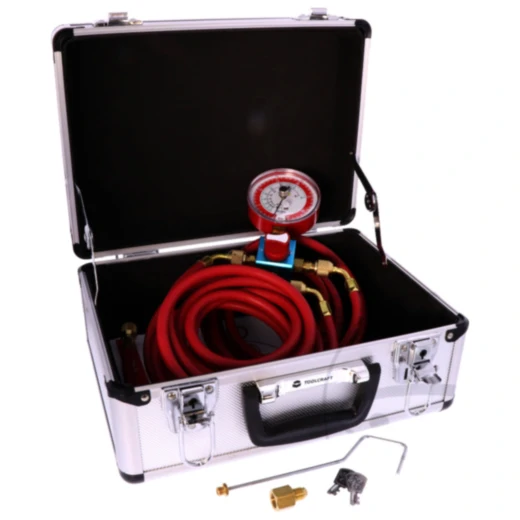 Dichtheitsprüfsatz für Klimaanlagen R134-1234YF