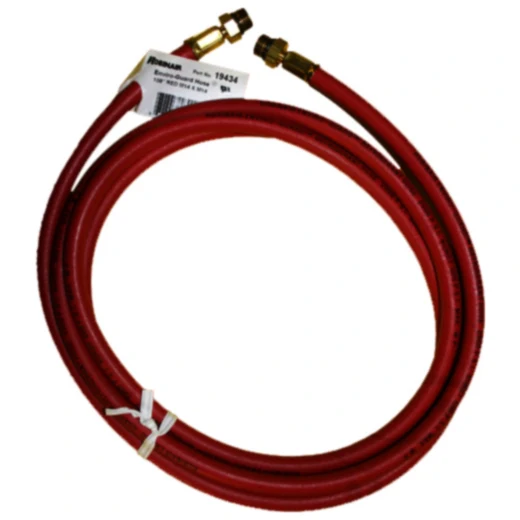 Schlauch rot 108" für Klimaservicegeräte