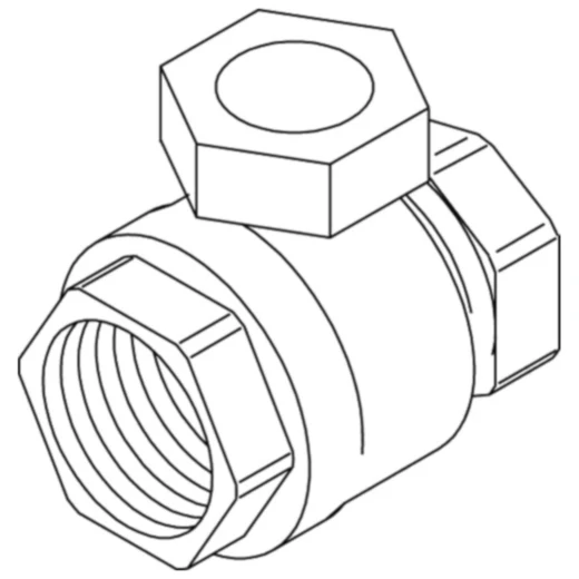 Rückschlagventil R 3/4" für Motorräder
