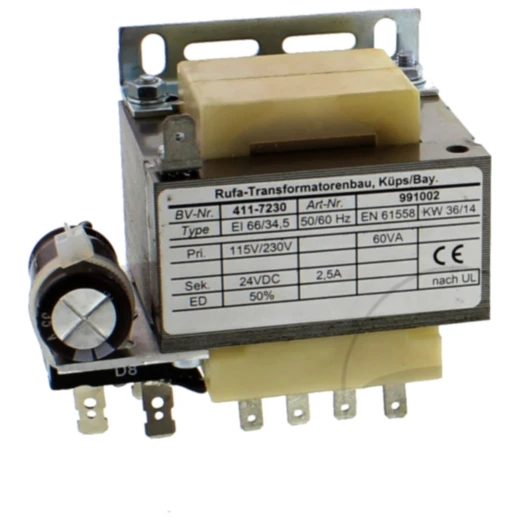Nussbaum Transformator für Scherenbühne 24V DC 2.5A