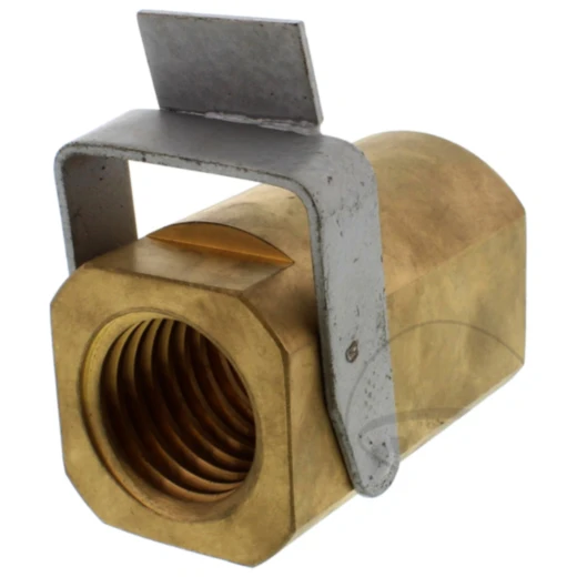 Sicherheitsmutter mit Bügel SAT 25 aus Messing