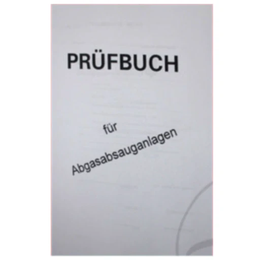 Prüfbuch für Abgasabsauganlagen