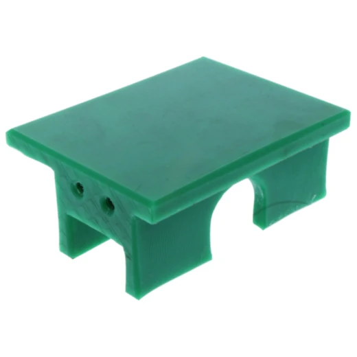 Gleitstück mit Kragen links für Unilift NT und CLT 45X85X100 Nussbaum