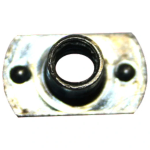 Anschweißmutter M6 für Gummiauflage Nussbaum