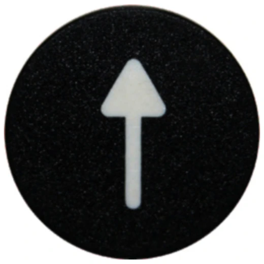 Tastenschild für Pfeil Nussbaum 32 T 990131