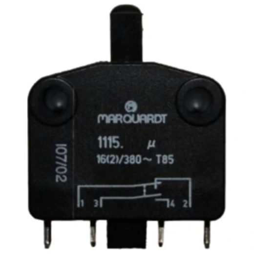 Endschalter oben aus Nussbaum für Motorräder