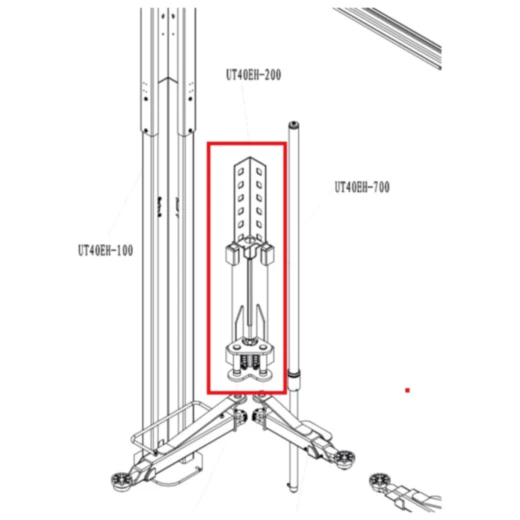 Hubschlittensatz für 2-Säulenbühne FOX 4000H