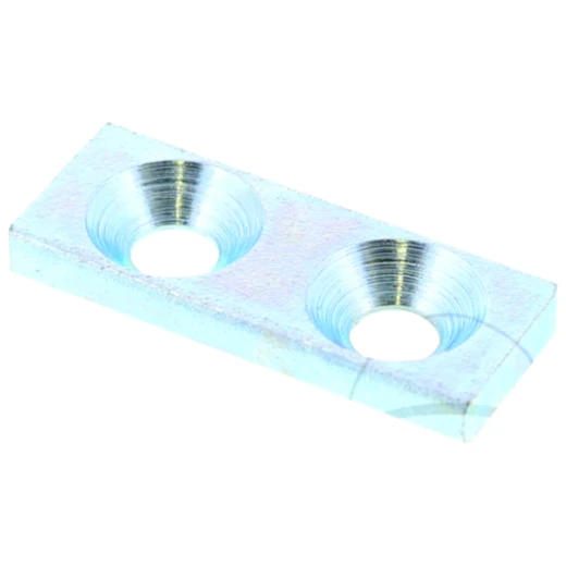 Anschlag Flacheisen M8 Tragarm Doppelgelenk Nussbaum