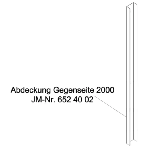 Abdeckung für: JMP Fox 4000 H 2000 mm