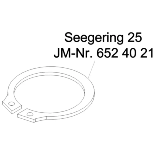 Seegerring für JMP Fox 4000 H 6524021