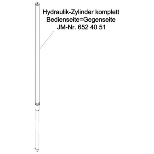Hydraulikzylinder komplett für: JMP Fox 4000 H