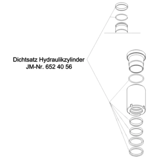 Dichtsatz für Hydraulikzylinder JMP Fox 4000 H