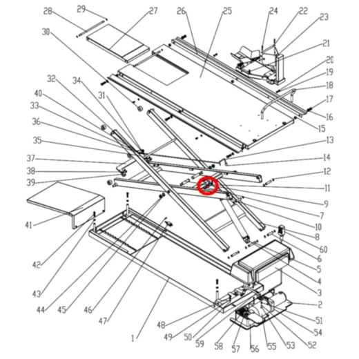 Hydraulikzylinder-Pin für JMP 500 / Lux 5MA-00-4_0