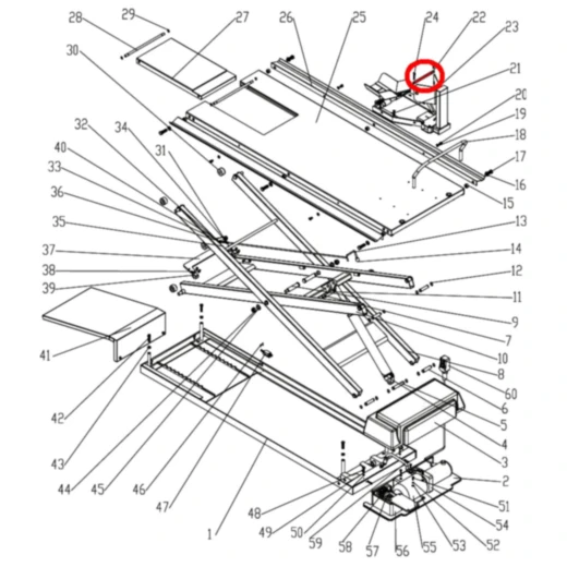 JMP Radhalter-Buchse für Hebebühne 500 / Lux_0