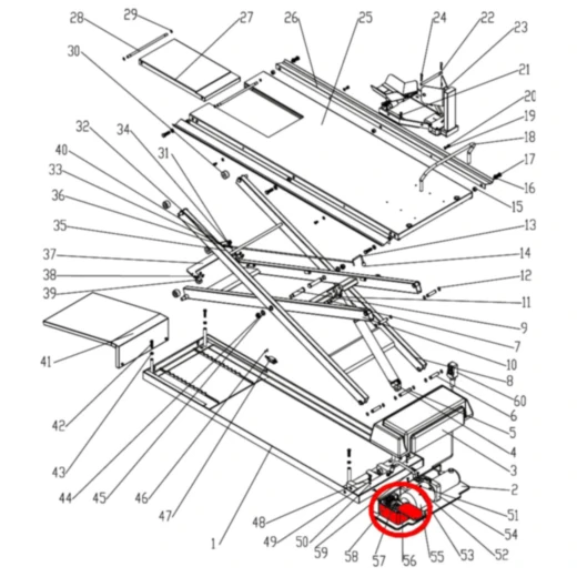 Hebebühne Verteilerdose für JMP 500 / Lux_0
