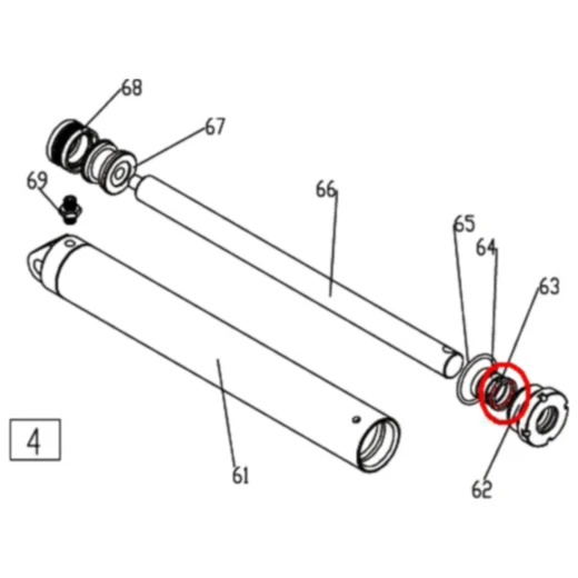 Hydraulikdichtung für JMP 500 / Lux_0
