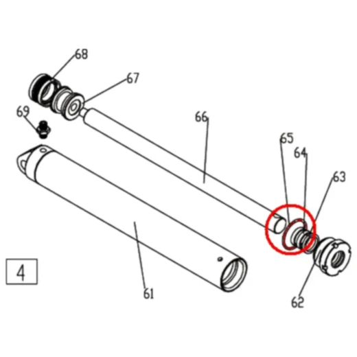 JMP Hydraulikdichtung O-Ring für 500 / LUX_0