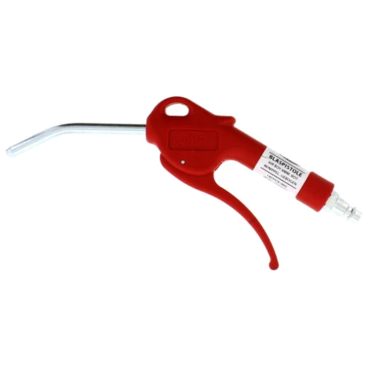 Blaspistole JMP 8 mm mit gebogenem Rohr für effektives Ausblasen