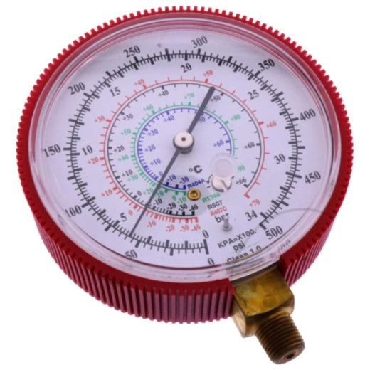 Manometer für Klimaprüfsatz 80 mm, 34 bar
