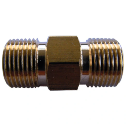 Doppelnippel 1/4-1/4 für Druckluft und Schweißtechnik