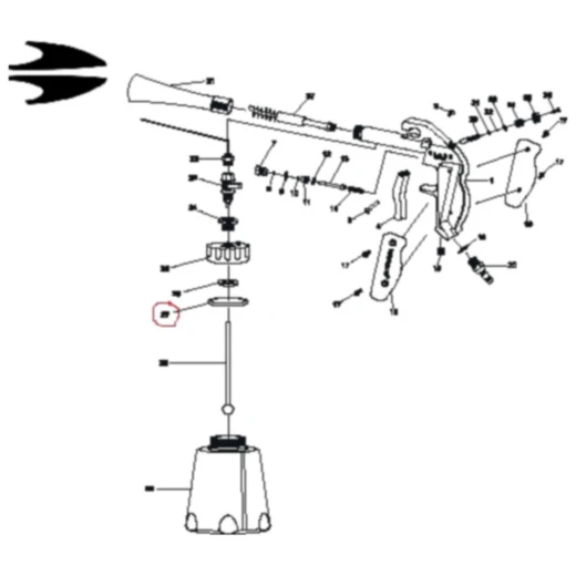 TORNADOR O-Ring für den Flüssigkeitsbehälter