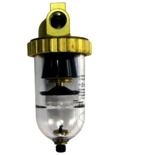 Filter Standard 3/8 mit Kunststoffbehälter und Handablass