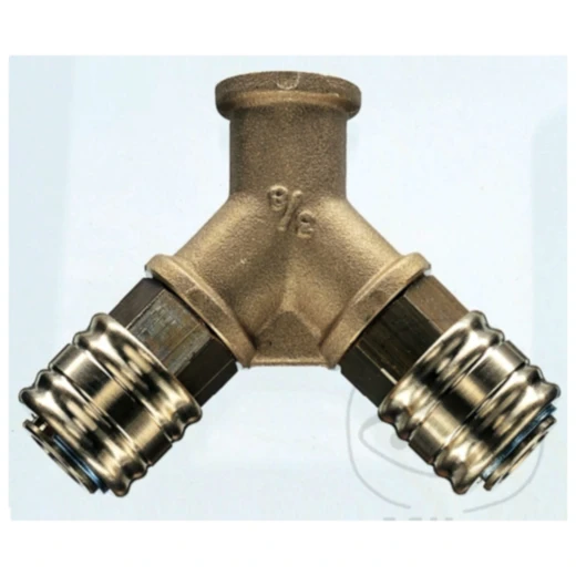 Luftverteiler Y-Form 2A-R G 3/8 mit 2 Abgängen