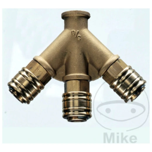 Luftverteiler mit Schnellverschlusskupplungen 3-fach