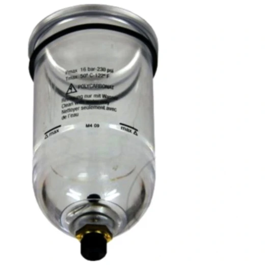 Ersatzglas für Filter DN 15 mit Handablass