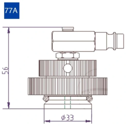 Anschlussdeckel Nr. 77 A für Bremsenfüller und Entlüftergeräte