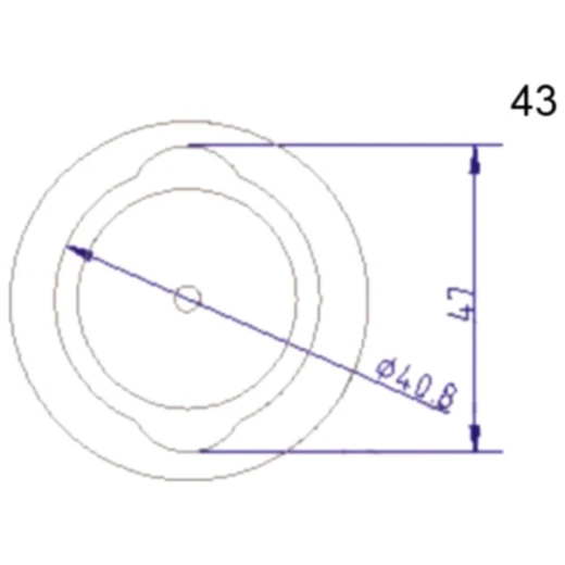 Stierius Anschlussdeckel Nr. 43 für Bremsenfüll- und Entlüfterg