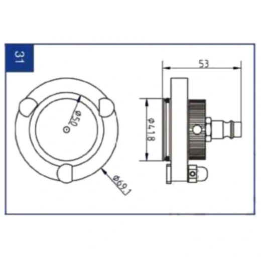 Anschlussdeckel für Bremsenfüll- und Entlüftergeräte 6572796_0